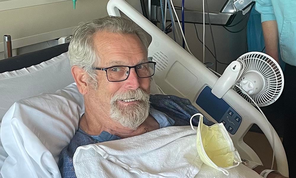 LVAD patient Bob Wilson